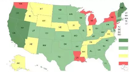 美国辅助生殖法规在各市州各有不同